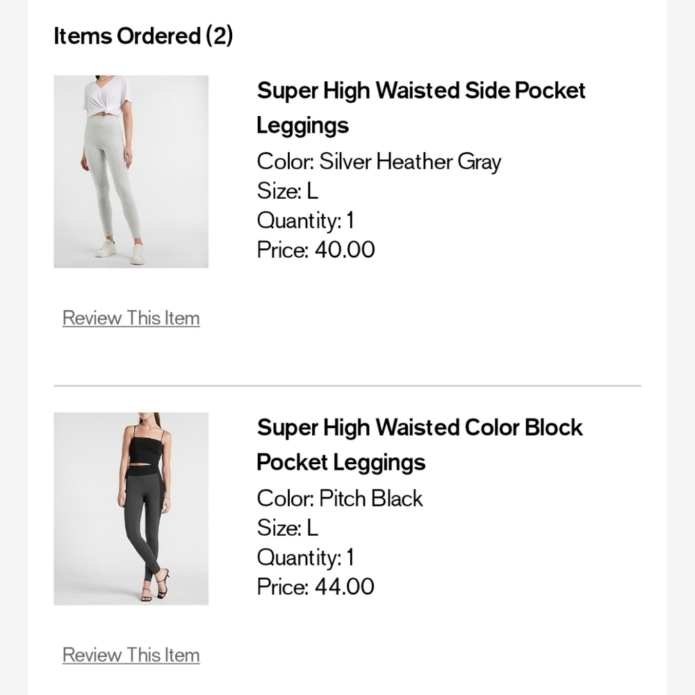 Express Super High Waisted Pocket Leggings